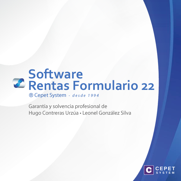 Software Rentas Formulario 22 CEPET SYSTEM