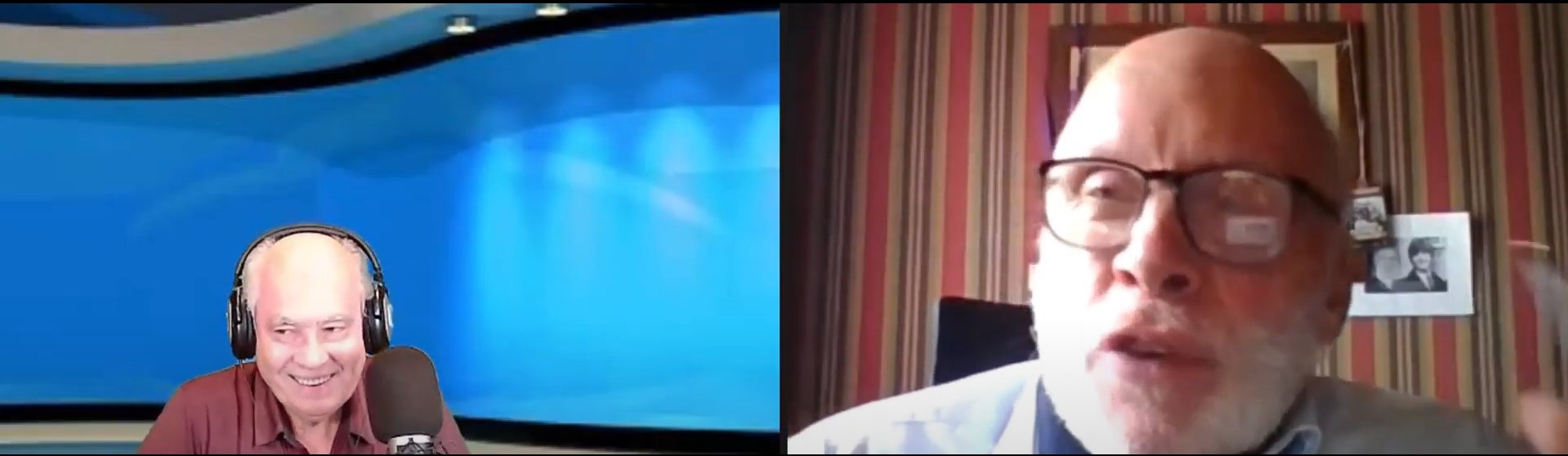 Imagen entrevista entre Leonel González Silva y Tomás Cox